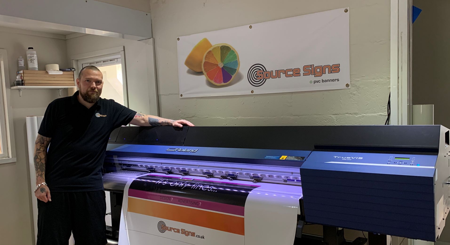 Glasgow printer swaps VersaCAMM for TrueVIS Digital Printer