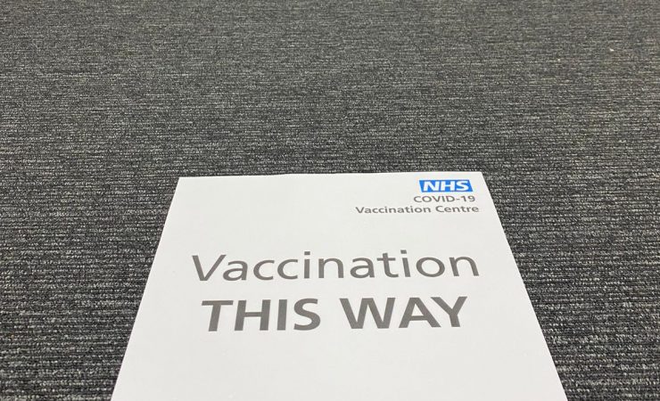 Globe deploys Drytac for vaccination centre graphics