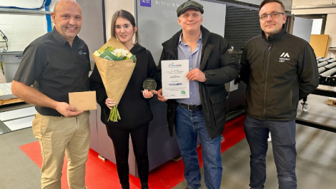 Geneve Gurr wins 2023 Learn2print Apprentice of the Year award