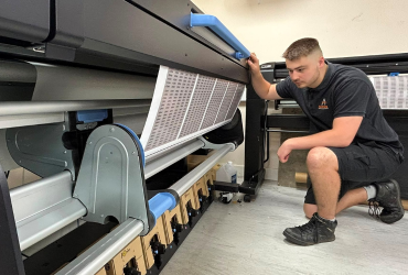 Andrews Signs & Engravers invested £35,650 in a wide-format machine