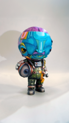 Astro Nuts by Zero, 3D printed in full colour on the Mimaki 3DUJ-553.