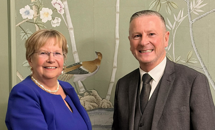 Bettine Pellant and Iain Bullock