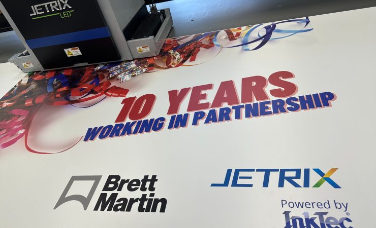 InkTec and Brett Martin celebrate 10 years of collaboration