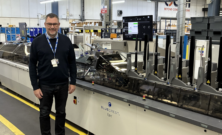 CFH's Steve Cray with the BlueCrest Epic inserter