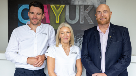 Chris Martin, Sales Director, CMYUK; Sue Hayward, Commercial Director, CMYUK; Eddie Tucker, MD, Liyu England
