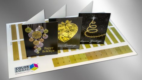 Color-Logic goes for gold, using only silver plus CMYK