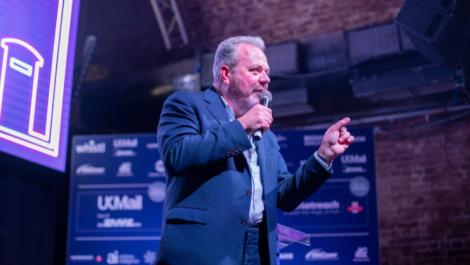 Comedian Hal Cruttenden presented the SMP Awards