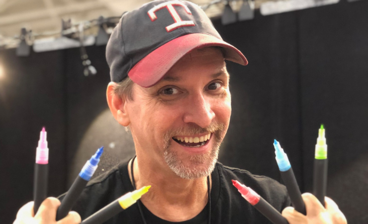 Comic book artist Greg Horn