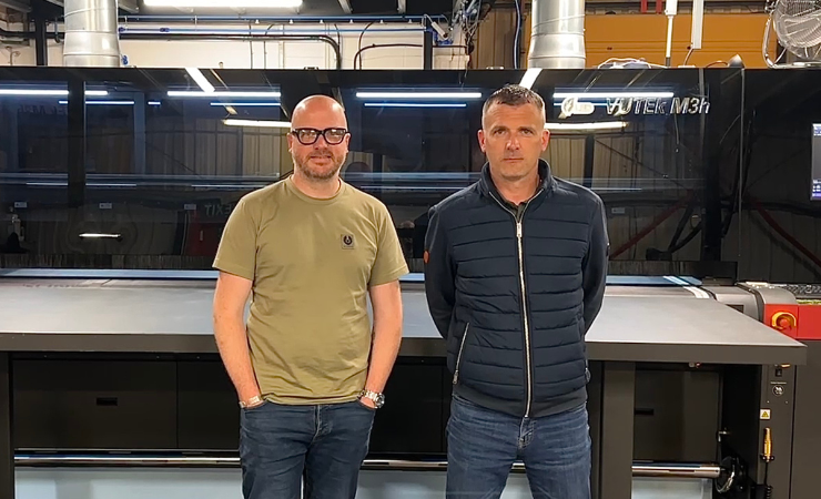 Craig Boxley (L) with Andrew Thomas from Ottimo Digital 