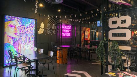 MacroArt creates unique Cardiff store for Creams Café