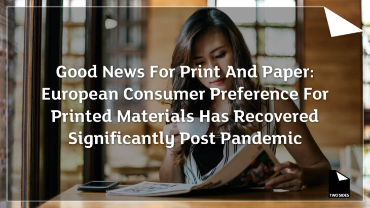 Consumer preference for print rebounds