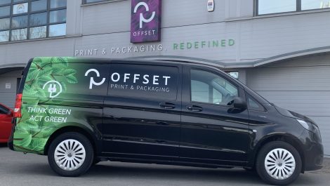 Offset Print and Packaging adds spark with electric van