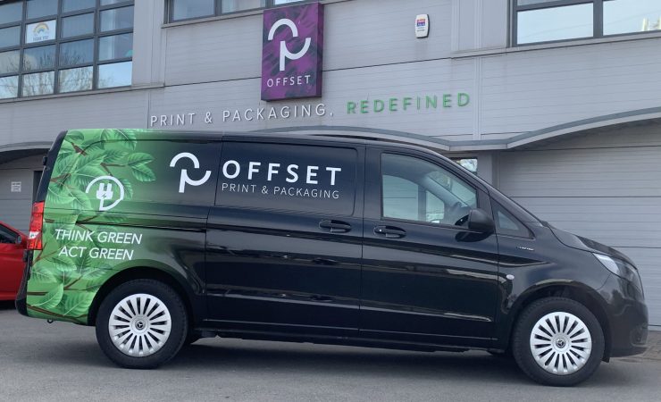 Offset Print and Packaging adds spark with electric van