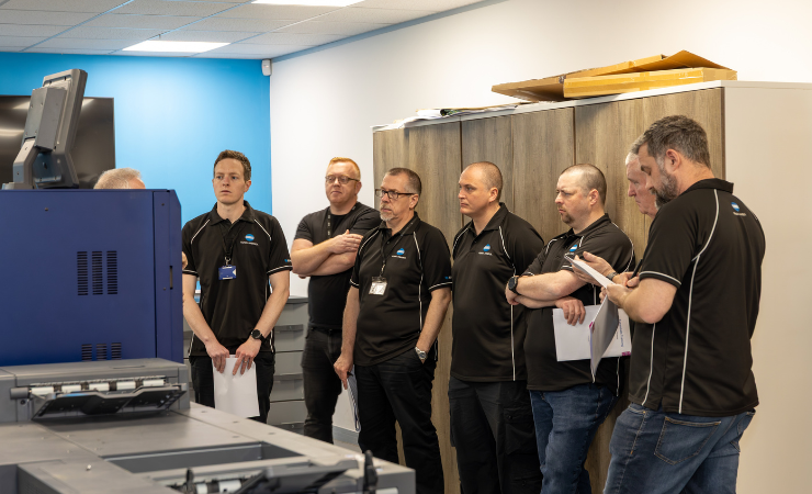 Engineers of the Konica Minolta Service Hub
