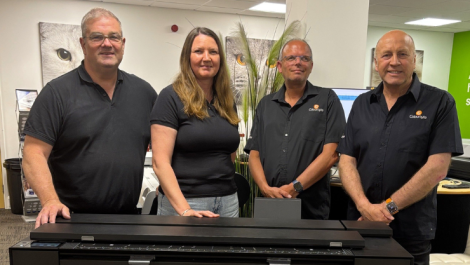 From left: Colourbyte 's David Bassom, Yolanda Porter, Andreas Tangemann and Tim Stockley