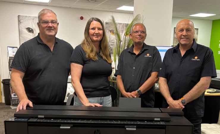 From left: Colourbyte 's David Bassom, Yolanda Porter, Andreas Tangemann and Tim Stockley