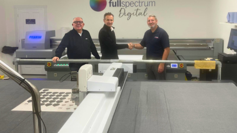 From left Peter Flynn, IGS; Kevin Walker, Full Spectrum; Jason Cronin, Managed Technology