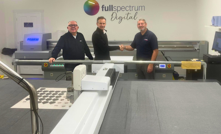 From left Peter Flynn, IGS; Kevin Walker, Full Spectrum; Jason Cronin, Managed Technology