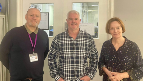From left: Stuart Caley, Better Pathways; Tim Andrews, Hollwyood Monster; Sue Roberts, Better Pathways