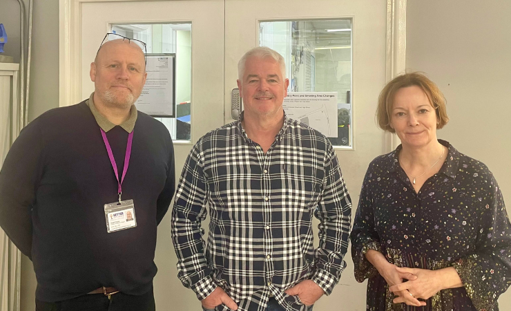 From left: Stuart Caley, Better Pathways; Tim Andrews, Hollwyood Monster; Sue Roberts, Better Pathways