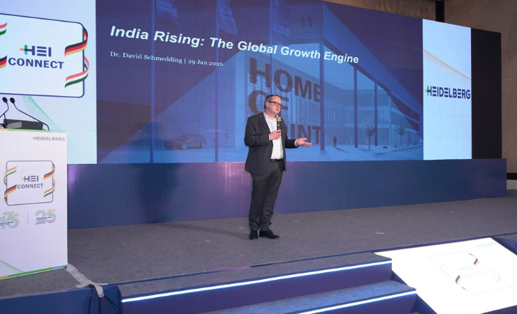 Heidelberg's Dr. David Schmedding on a recent visit to India