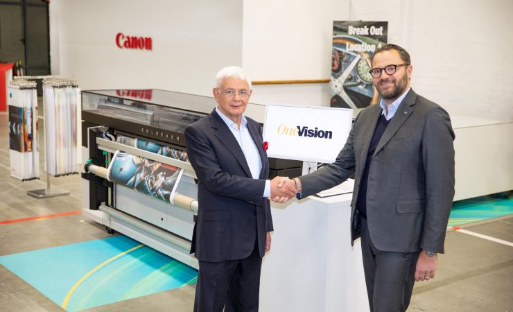 Canon and OneVision partner for wide-format workflow