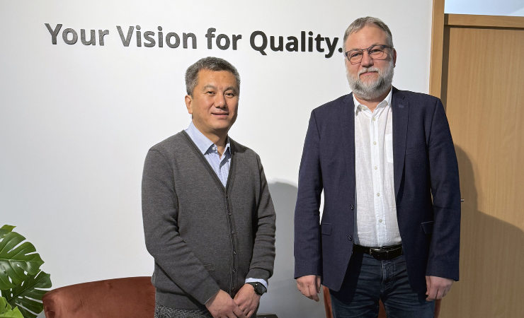 James Zhou (L) and Markus Fietkau