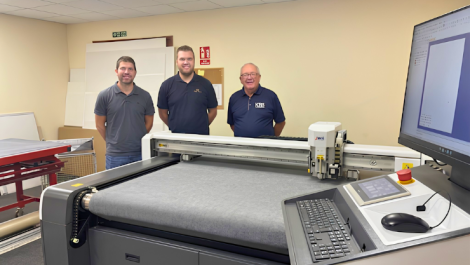 (L-R) Wye Media's Chris McGowan, Matthew Martin, and IGS' Peter Flynn