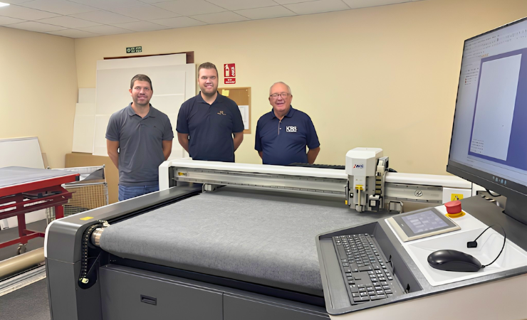 (L-R) Wye Media's Chris McGowan, Matthew Martin, and IGS' Peter Flynn