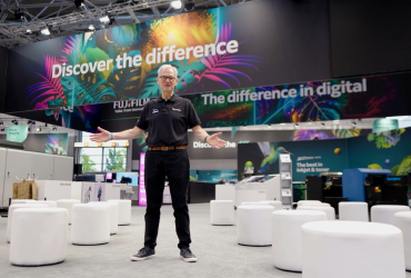 Mark Stephenson at drupa