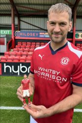 Mini Mickey Demetriou with the full size version