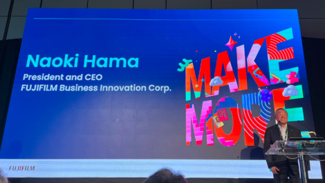 Naoki Hama introduces the Fujifilm Partner Event