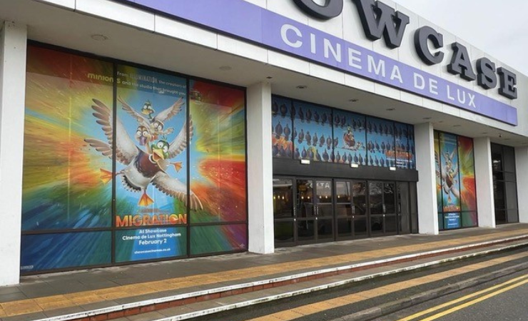 Hollywood Monster's eco-signage gets screen debut at Nottingham cinema