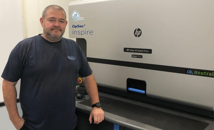 OpSec Security installs Europe's first HP Indigo 6K Secure