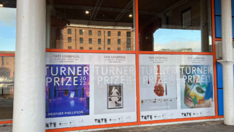 Tate Liverpool looks to Contra Vision for its Turner Prize window graphics