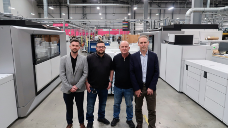 The Precision Proco team with the new presses