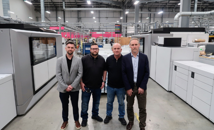 The Precision Proco team with the new presses