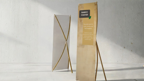 The Bamboo X Banner from Very Displays