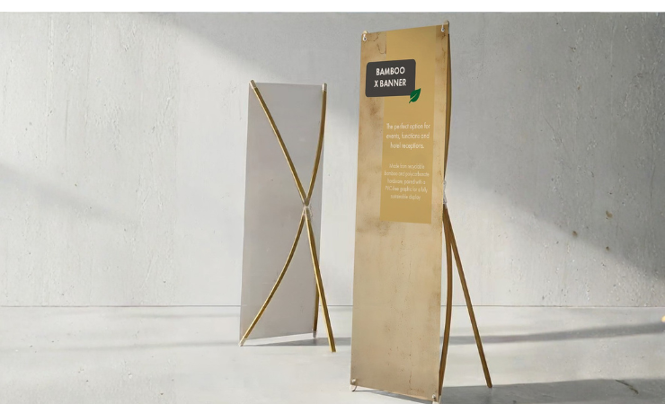 The Bamboo X Banner from Very Displays