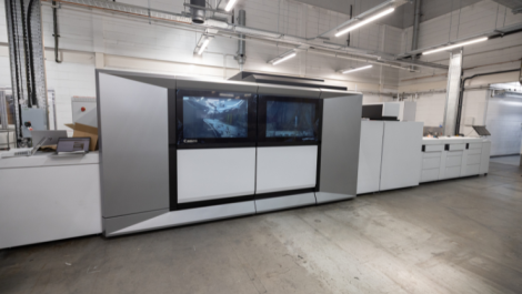 The Canon varioPRINT iX3200 at Route 1's Rotherham facility