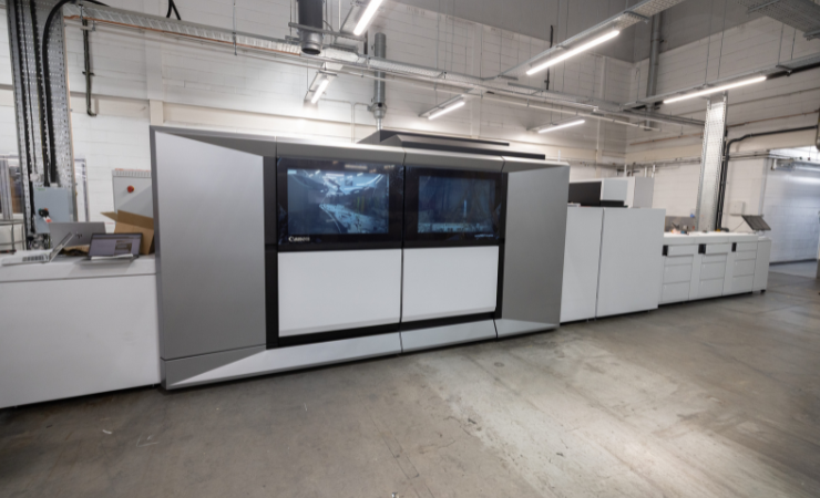 The Canon varioPRINT iX3200 at Route 1's Rotherham facility