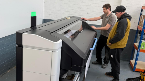 The HP Latex 830W at Advance Print Solutions