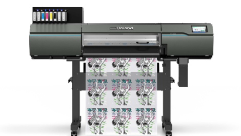 The Roland TY-300 DTF printer.