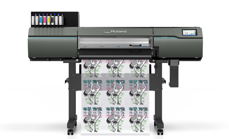 The Roland TY-300 DTF printer.