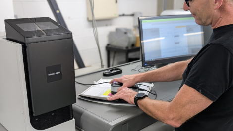 The Versafire 115 LP at Healeys Printers