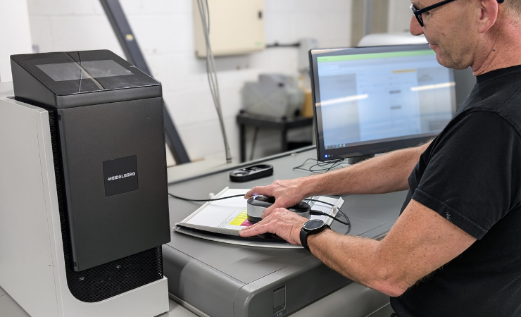 The Versafire 115 LP at Healeys Printers