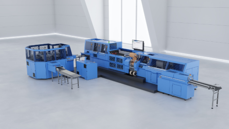 The new Diamant MC 30 book line from Müller Martini