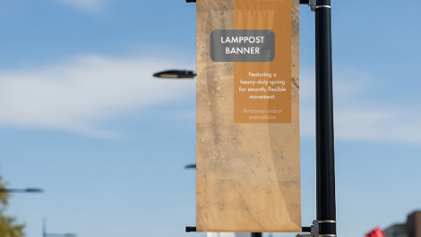 The new Lamppost Banner from Very Displays