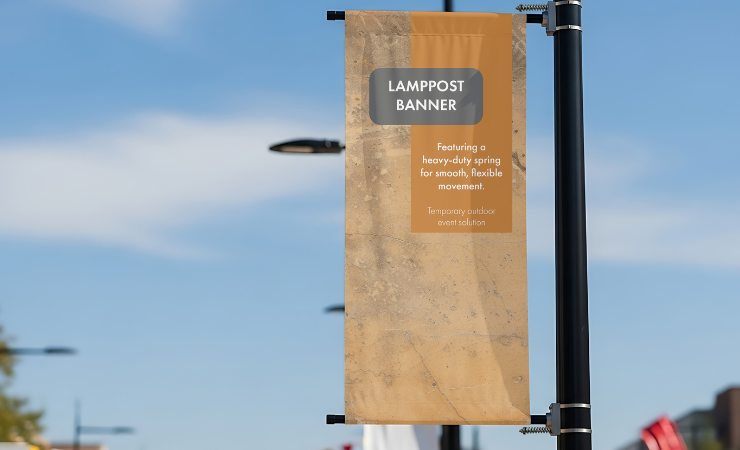 The new Lamppost Banner from Very Displays
