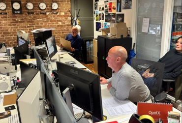 The print production team at Leap